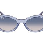 Lacoste Kadın L6024s Oval Güneş Gözlüğü, Gök mavisi, 52/22/145