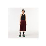 Lacoste Kadın Loose Fit Bordo Etek