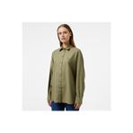 Lacoste Kadın Loose Fit Haki Gömlek