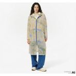 Lacoste Kadın Oversize Fit Kapüşonlu Renkli Mont - 87I-Renkli - 34