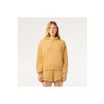 Lacoste Kadın Oversize Fit Kapüşonlu Sarı Sweatshirt