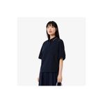 Lacoste Kadın Oversize Fit Kısa Kollu Lacivert Polo