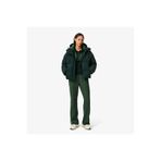 Lacoste Kadın Relaxed Fit Kapüşonlu Koyu Yeşil Şişme Mont