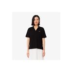 Lacoste Kadın Relaxed Fit Siyah Polo