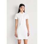 Lacoste Kadın Slim Fit Kısa Kollu Polo Yaka Beyaz Elbise