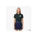 Lacoste Kadın Slim Fit Koyu Yeşil Polo