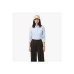 Lacoste Kadın Slim Fit Mavi Gömlek