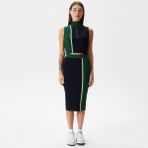 Lacoste Kadın Slim Fit Renk Bloklu Lacivert Etek - 05L-Lacivert - 34