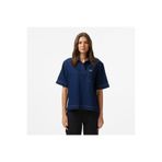 Lacoste Kadın Truvakar Kollu Polo Yaka Mavi Bluz