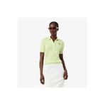 Lacoste L.12.D Kadın Slim Fit Sarı Polo