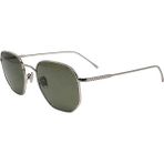 Lacoste L 198S 757 51 Unisex Geometrik Gold Metal Güneş Gözlüğü - Altın