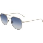 Lacoste L 210S 718 54 Unisex Geometrik Gold Metal Güneş Gözlüğü