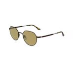 Lacoste L 268S 210 53 Unisex Geometrik Kahverengi Metal Güneş Gözlüğü