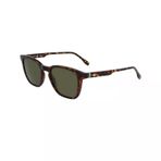 Lacoste L 6040S 214 51 Unisex Kare Kırçıllı Kahverengi Kemik Güneş Gözlüğü