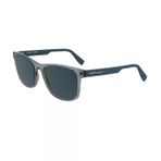 Lacoste L 6054S 035 55 Unisex Dikdörtgen Şeffaf Gri Kemik Güneş Gözlüğü
