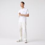 Lacoste L1212-00-001 Beyaz Erkek Tişört
