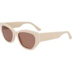 Lacoste L6047SN-264 54 Kadın Güneş Gözlüğü - Şeffaf Gri