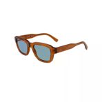 Lacoste L6048S 210 51 Kare Şeffaf Kahverengi Kemik Unisex Güneş Gözlüğü