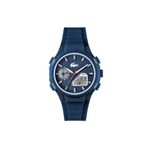 Lacoste Lac2011370 Lacivert Silikon Kordon Analog/Dijital Erkek Kol Saati