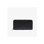 Lacoste Maheki Kadın Monogram Deri Siyah Cüzdan