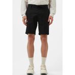 Lacoste Men's Regular Fit Black Bermuda Shorts Erkek Keten Pamuk Bermuda Şort Siyah
