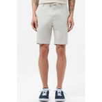 Lacoste Men's Regular Fit Gray Bermuda Shorts Erkek Keten Pamuk Bermuda Şort Gri