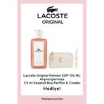 Lacoste Original Femme 100 ml Kadın Parfüm + 7,5 ml Seyahat Boy Parfüm & Cüzdan Hediyeli Set