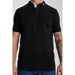 Lacoste Polo Regular Fit Siyah Yaka Amblemli - 0 Siyah - 2XL