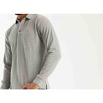 Lacoste Polo Uzun Kol Gri Regular Fit Erkek Sweatshirt - 001-Gri - M