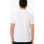 Lacoste Polo Yaka Beyaz Metal Logo Regular Fit