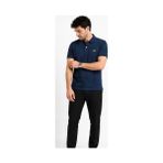 Lacoste Polo Yaka Lacivert Regular Fit Metal Logo