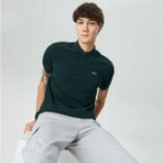 Lacoste Polo Yaka Slim Fit Erkek T-Shirt - Koyu Yeşil