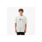 Lacoste Regular Fit Beyaz Erkek Yaka Baskılı T-Shirt