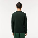 Lacoste Regular Fit Bisiklet Yaka Organik Pamuklu Erkek Yeşil Kazak