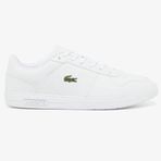 Lacoste T-Base Unisex White Leather Sneaker Unisex Hakiki Deri Günlük Spor Ayakkabı Beyaz