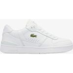 Lacoste T-Clip Set Erkek Beyaz Sneaker 748SMA0031T 21G Deri Tabanlı Şık Tasarım