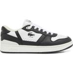 Lacoste T-Clip Set Leather Mens Sneaker Hakiki Deri Erkek Günlük Spor Ayakkabı Beyaz Siyah