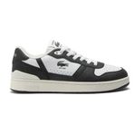 Lacoste T-Clip Set Leather Mens Sneaker Hakiki Deri Erkek Günlük Spor Ayakkabı Beyaz Siyah