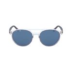 Lacoste Unisex L881s N Güneş Gözlüğü, Kristal/Lacivert, One Size