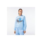Lacoste x Netflix Kadın Mavi Sweatshirt