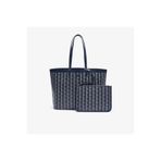 Lacoste Zely Canvas Kadın Monogram Lacivert Omuz Çantası