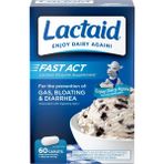 Lactaid Fast Act Lactase Enzyme Supplement 60 Tablet - 1