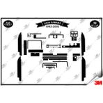 Lada Samara 1992- 2002 Torpido Konsol Trim Göğüs Maun Kaplama Set 36 Parça Siyah