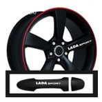 Lada Samara İçin Uyumlu Aksesuar Oto Kapı Kolu/jant Sticker 10 Adet 10 1,5 Cm
