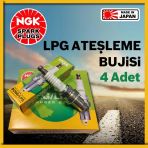 Lada Vega 1.6 16V 2004-2012 NGK LPG Buji 4 Adet Made in JAPAN