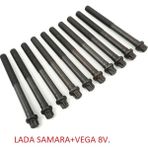 Lada Vega 2110 2111 2112 Samara Kalina 8 Valf Motor Silindir Kapak Saplaması (Cıvatası) Tork Başlık Takım 10 Adet Orj Avtovaz 21080100327101