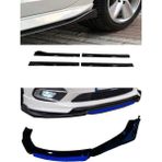 Lada Vega Flaplı Yan Marşpiyel Eki + 4 Parça Mavi Ön Ek Piano Black Set