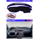 Lada Vega Vaz 110 İçin Uygun Torpido Koruma Halısı Siyah Kenar Renk Mavi