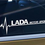 Lada Yan Cam Sticker Oto Kapı Çıkartma Aksesuar 20cmx7cm