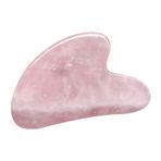 Ladeukoi Pembe kuvars kristal taş Gua Sha masaj aleti, vücut cildi için yüz için, kristal kazıma tahtası, SPA akupunktur terapisi, tetik nokta tedavisi için